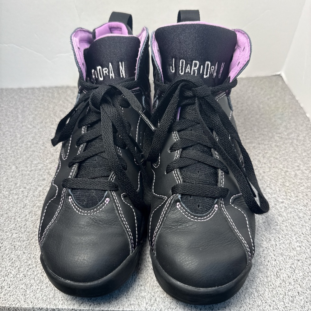 Jordan 7 Retro Black Barely Grape Big Kids Size 5 DV2255-055